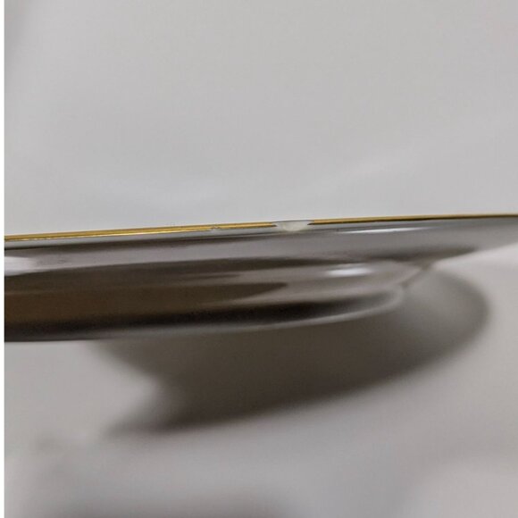 Franciscan Masterpiece China Renaissance Pattern Dinner Plate Gray Gold Trim USA - Picture 2 of 13